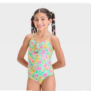 Girls' One Piece Swimsuit Cat & Jack Medium